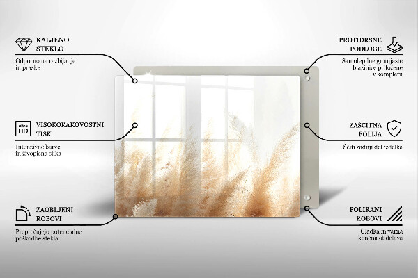 Tűzhelyvédő Pampa fű