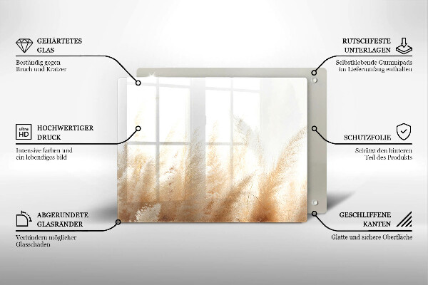 Tűzhelyvédő Pampa fű