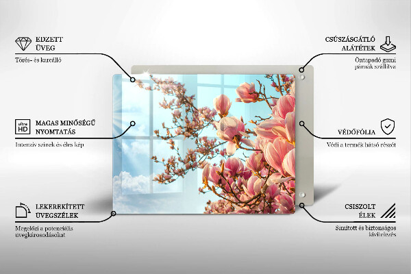 Tűzhelyvédő Rózsaszín virágú fa