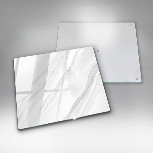 Tűzhelyvédő üveglap Finom márvány