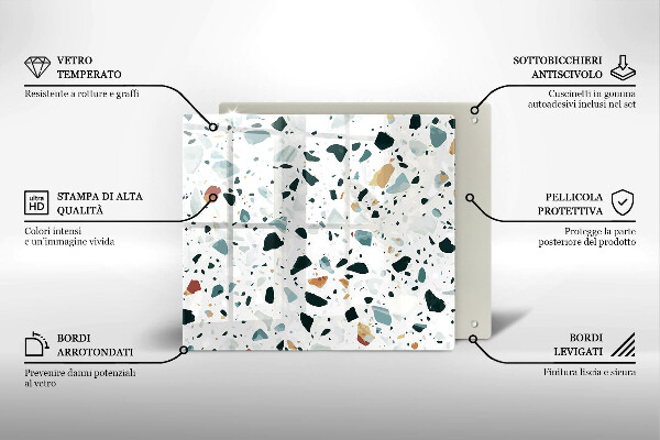 Tűzhelyvédő üveglap Könnyű kőedény