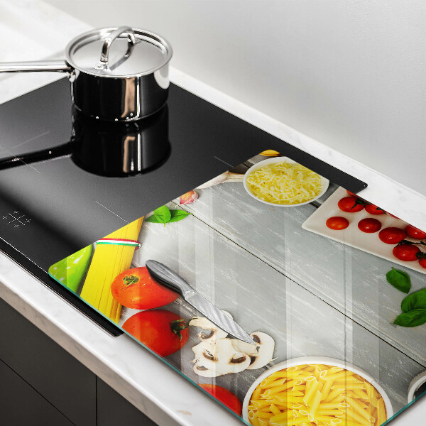 Tűzhelyvédő üveglap Konyhai étel