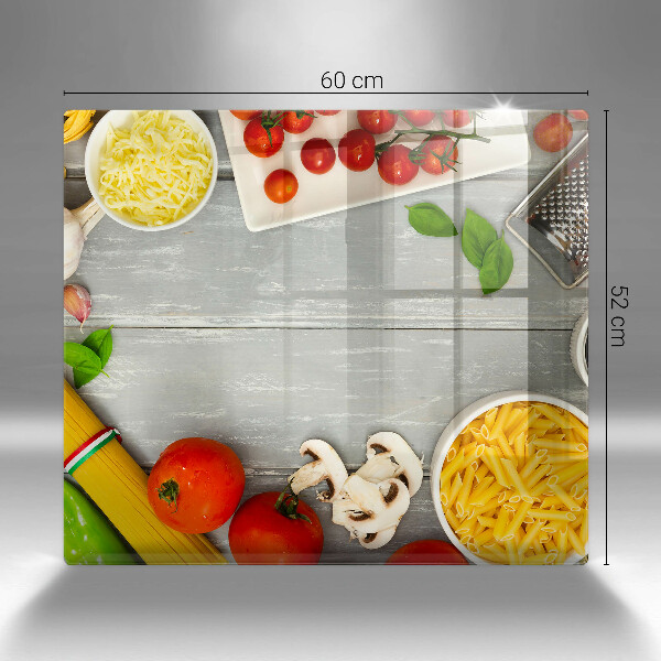 Tűzhelyvédő üveglap Konyhai étel