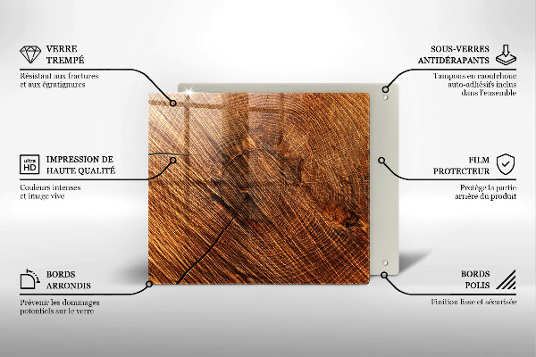 Tűzhelyvédő üveglap Fa szerkezet