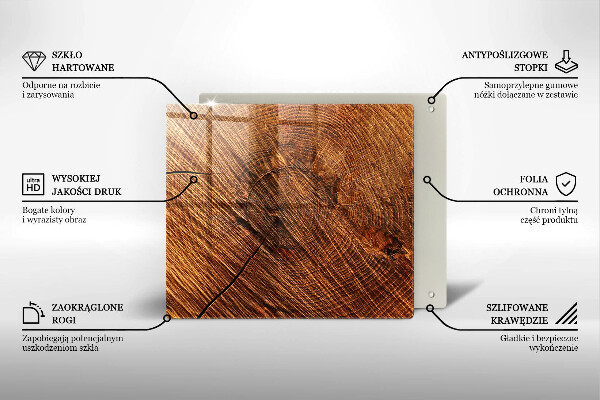 Tűzhelyvédő üveglap Fa szerkezet