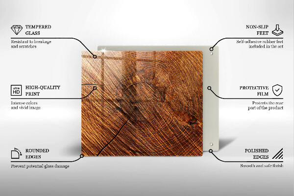 Tűzhelyvédő üveglap Fa szerkezet