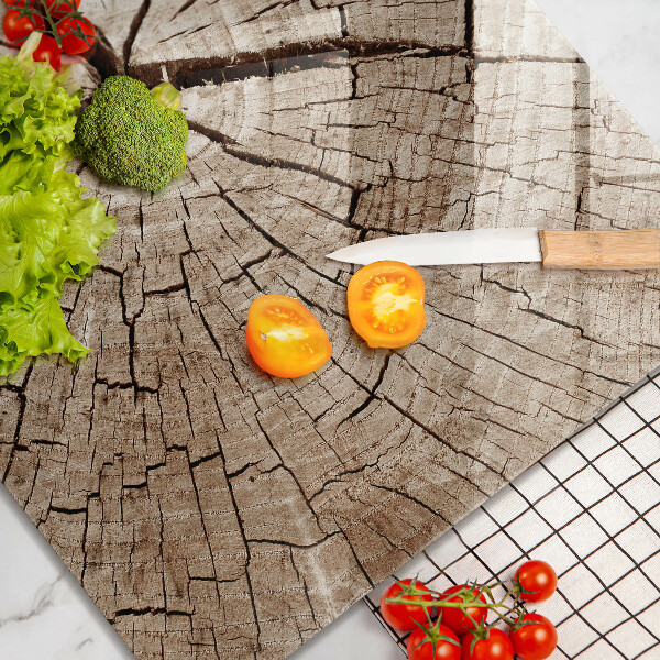 Tűzhelyvédő üveglap Egy fa keresztmetszete