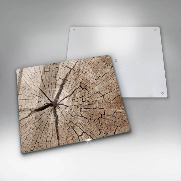 Tűzhelyvédő üveglap Egy fa keresztmetszete