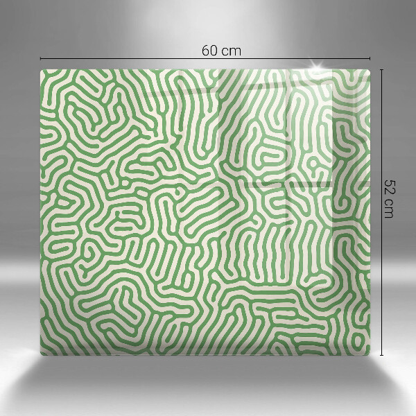 Tűzhelyvédő üveglap Absztrakt vonalak