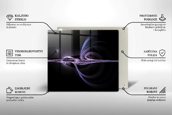 Tűzhelyvédő üveglap Modern absztrakció