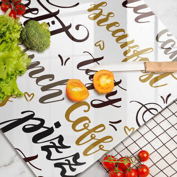 Tűzhelyvédő üveglap Bon Appetit