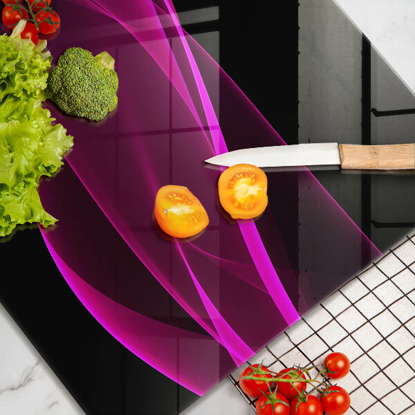 Tűzhelyvédő üveglap Rózsaszín absztrakció