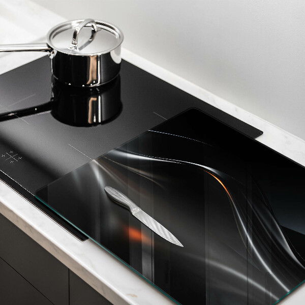 Tűzhelyvédő üveglap Absztrakt 3D-s tervezés