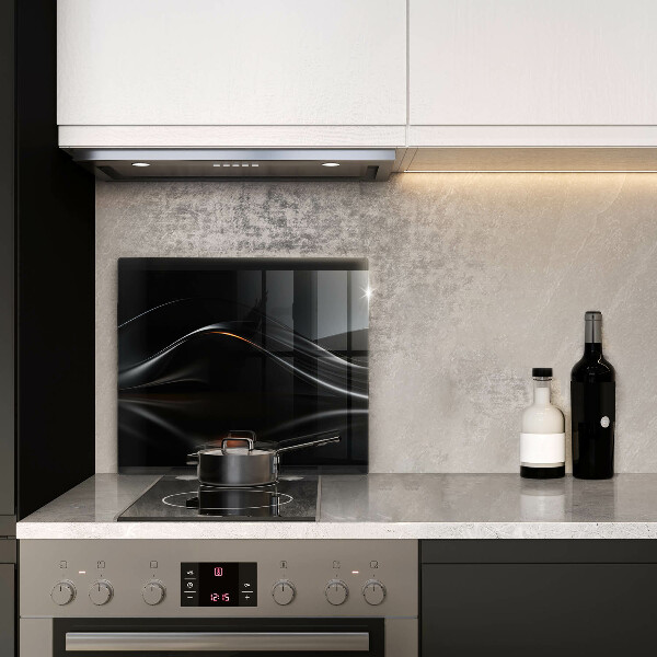 Tűzhelyvédő üveglap Absztrakt 3D-s tervezés