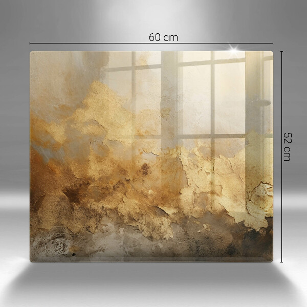 Tűzhelyvédő üveglap Gazdag textúra