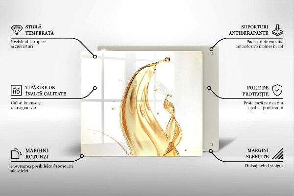 Tűzhelyvédő üveglap olivaolaj