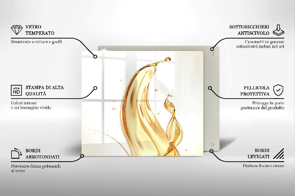 Tűzhelyvédő üveglap olivaolaj