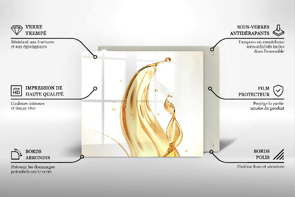 Tűzhelyvédő üveglap olivaolaj