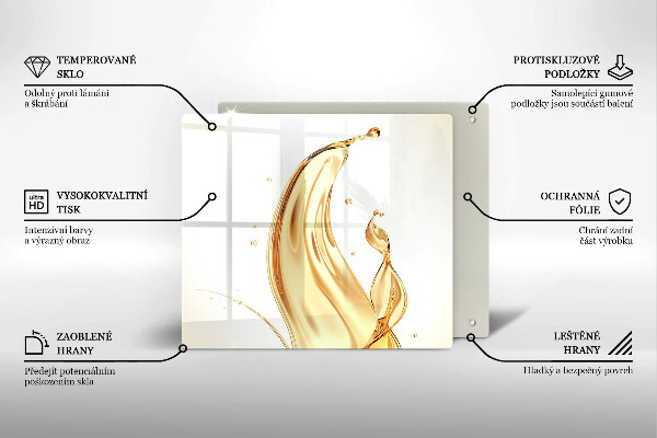 Tűzhelyvédő üveglap olivaolaj