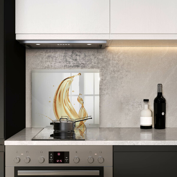 Tűzhelyvédő üveglap olivaolaj