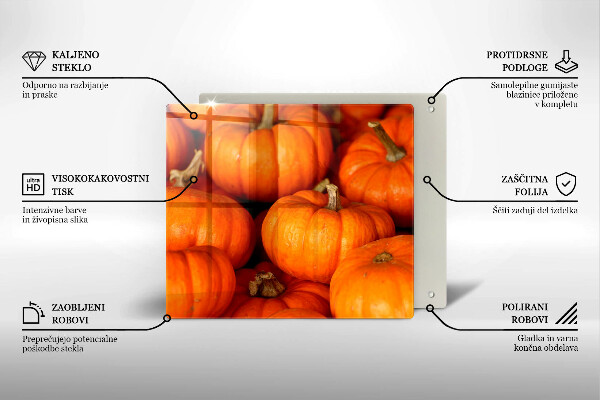 Tűzhelyvédő üveglap Sütőtök