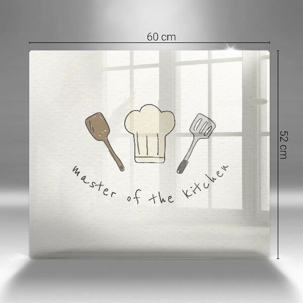 Tűzhelyvédő üveglap Master of the Kitchen