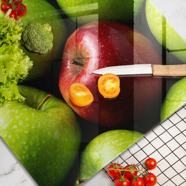 Tűzhelyvédő üveglap Lédús alma