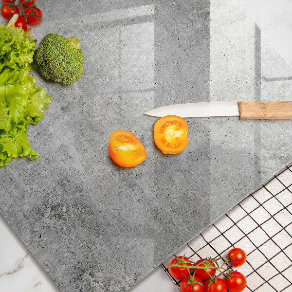 Tűzhelyvédő üveglap Beton textúra