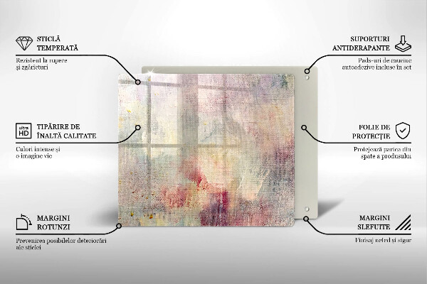 Tűzhelyvédő üveglap Festék textúra háttér