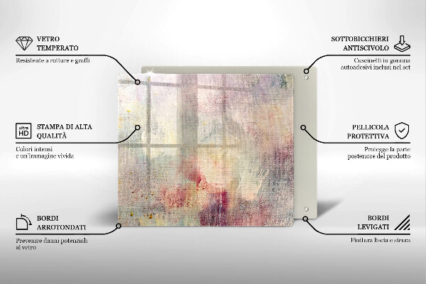 Tűzhelyvédő üveglap Festék textúra háttér