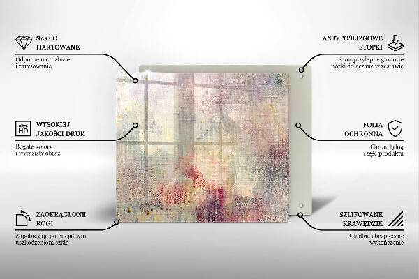 Tűzhelyvédő üveglap Festék textúra háttér