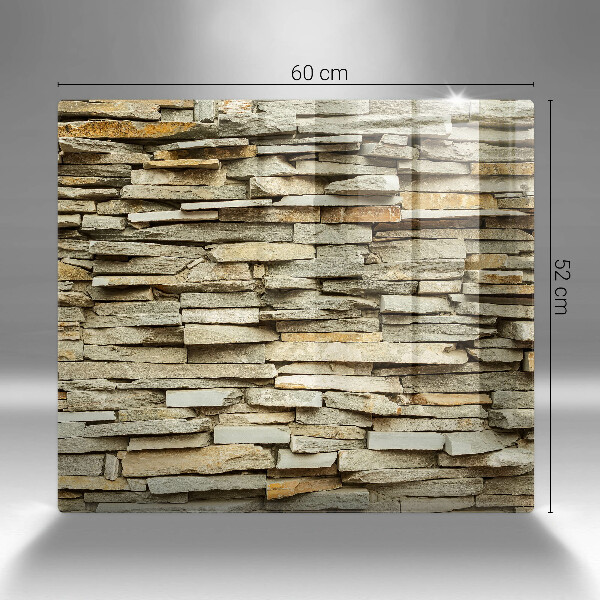 Tűzhelyvédő üveglap Díszítő kövek