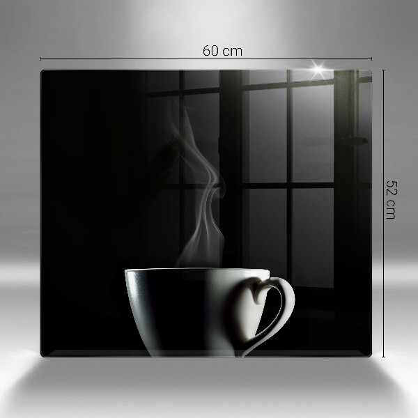 Tűzhelyvédő üveglap Egy csésze tea