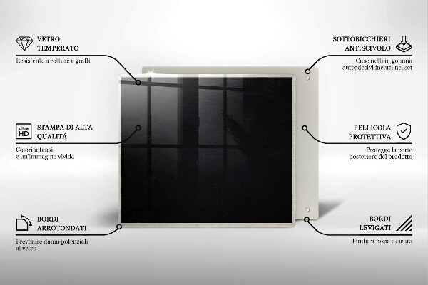 Tűzhelyvédő üveglap Palatábla