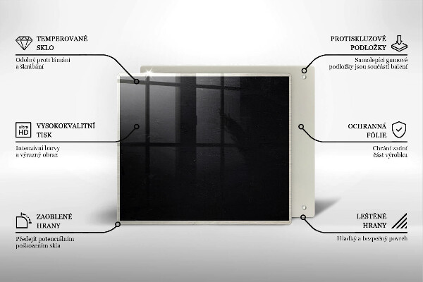 Tűzhelyvédő üveglap Palatábla