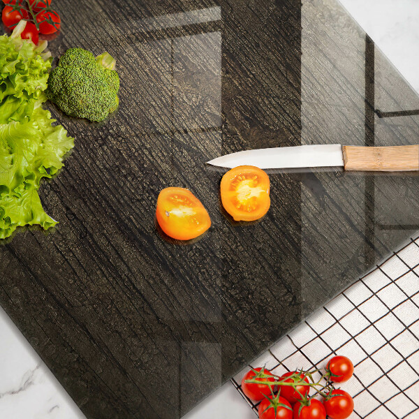 Tűzhelyvédő üveglap Fa kéreg textúra