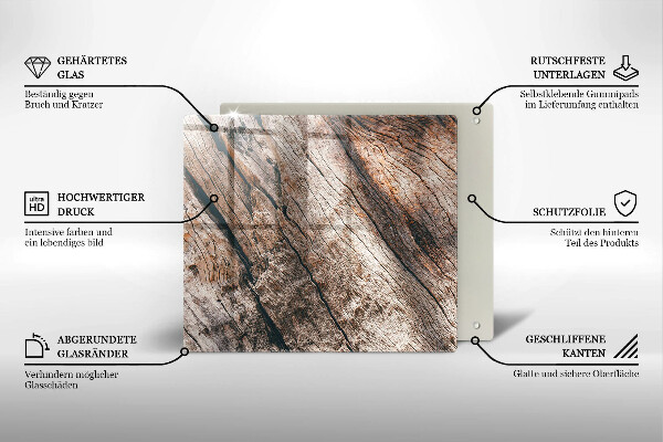 Tűzhelyvédő üveglap Fa szerkezet