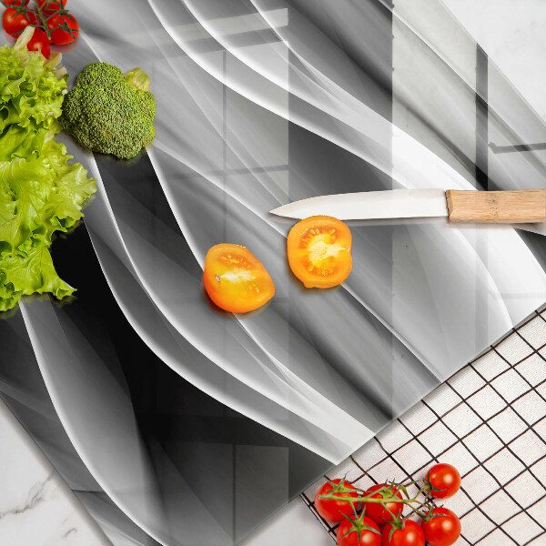 Tűzhelyvédő üveglap Absztrakciós finom vonalak