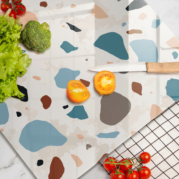 Tűzhelyvédő üveglap Dekoratív kőedény