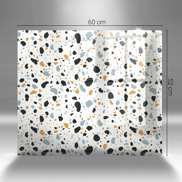 Tűzhelyvédő üveglap Dekoratív kőedény