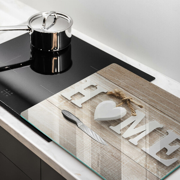 Tűzhelyvédő üveglap Home