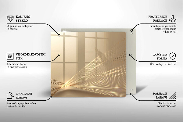 Tűzhelyvédő üveglap Modern absztrakció