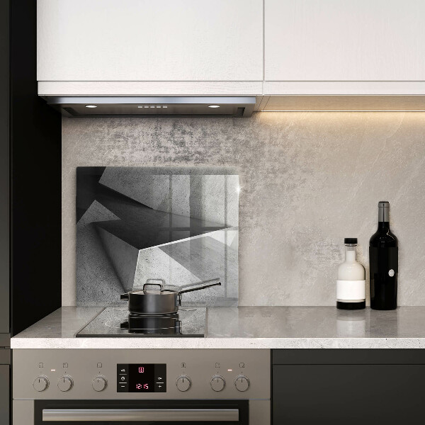 Tűzhelyvédő üveglap Konkrét absztrakció