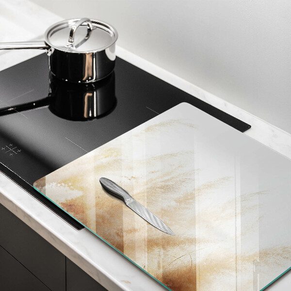 Tűzhelyvédő üveglap Pampa fű