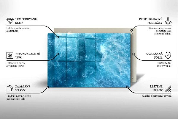 Főzőlap védő üveglap Nyílt víz