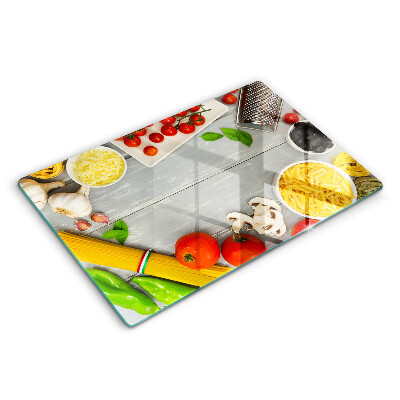 Tűzhelyvédő üveglap Konyhai étel