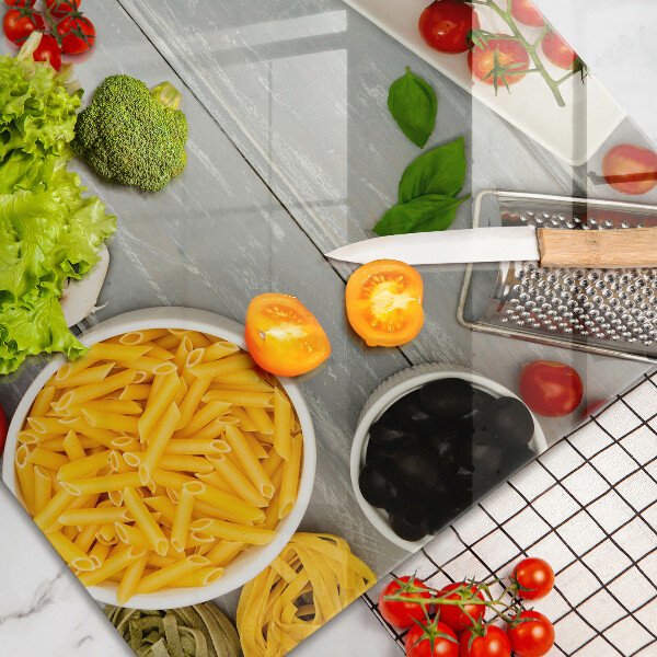 Tűzhelyvédő üveglap Konyhai étel