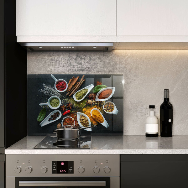 Főzőlap védő üveglap Konyhai fűszerek