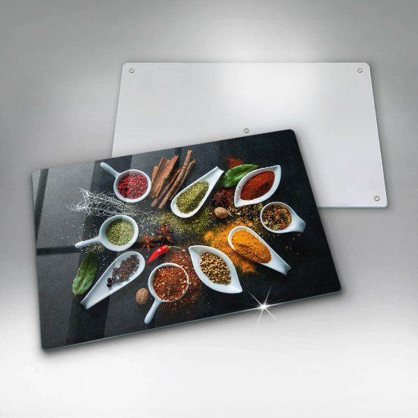 Főzőlap védő üveglap Konyhai fűszerek
