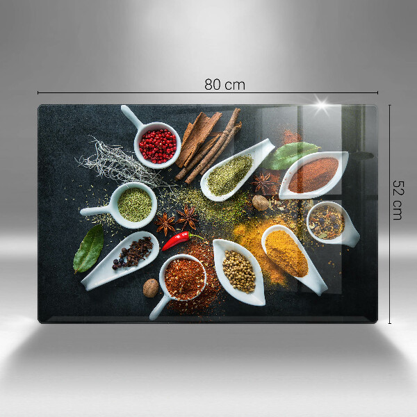 Főzőlap védő üveglap Konyhai fűszerek
